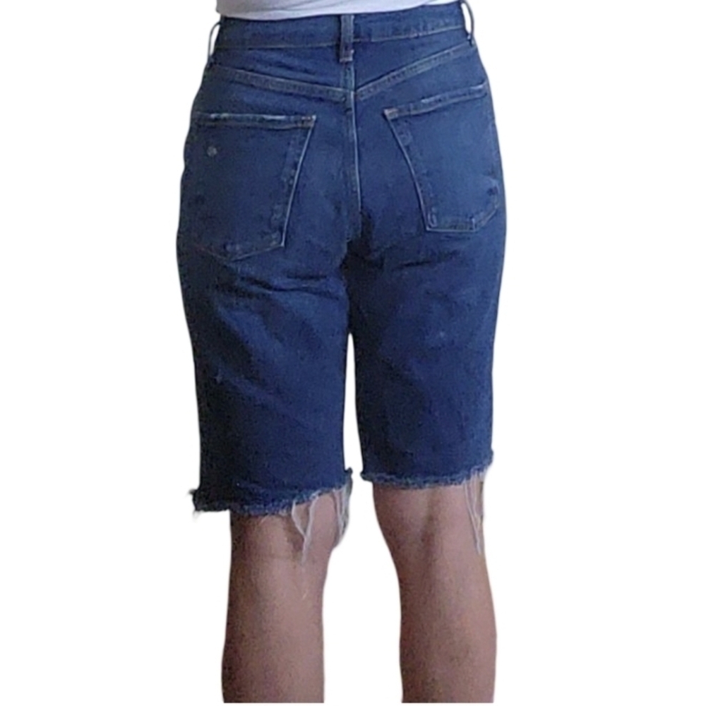 Denim Cut Off Shorts Old Navy Sky-hi Straight Extra High Rise - Picture 4 of 4